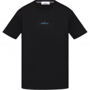 Футболка мужская черная Stone Island, черный