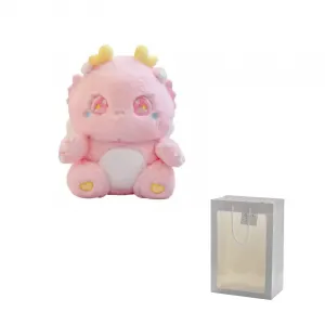 OUYIN Розовая плюшевая игрушка Puffy Dragon Dolls высотой 30 см