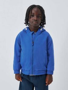 Детская флисовая худи на молнии John Lewis, Blue