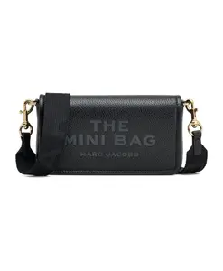 Кожаная мини-сумочка Marc Jacobs, черный