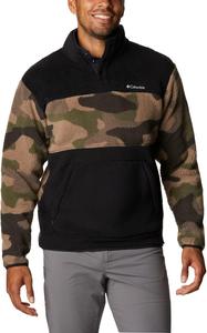 Куртка мужская Columbia Rugged Ridge Sherpa Half Snap, Black/Alpine Tundra Camo