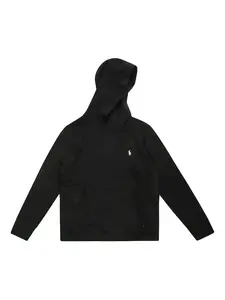 Худи с логотипом Polo Pony Polo Ralph Lauren Kids, черный