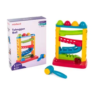 Миниатюрная игрушка-санки для обучения игре в санки Miniland, мультиколор