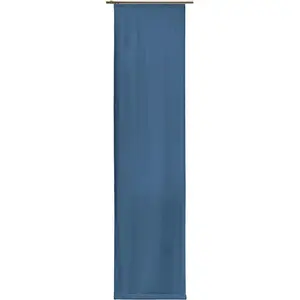 Штора-шарнир Umea, на панельной каретке, 1 шт. Wirth, темно-синий