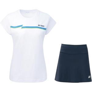 YONEX Женский комплект Casual Suits белый топ + Navy Blue низ