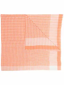 Клетчатый шарф FALIERO SARTI, оранжевый