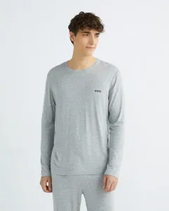 Мужская пижама с длинными рукавами Boss, светло-серый