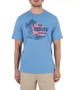 Мужская футболка с коротким рукавом Hula Hula Hurley, синий