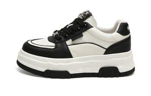 Кеды, скейтборд обувь женская низкая Woos Bobo, черный