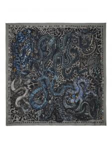 Шарф с принтом Билли Снейлза Zadig&Voltaire, серый