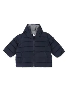 Стеганый пуховик Petit Bateau, синий