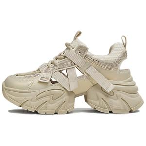 BASTO Женские низкие массивные кроссовки Gold, цвет Gold