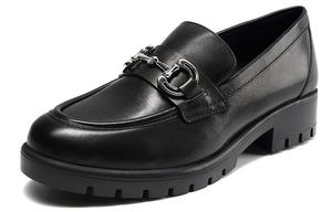 Лоферы женские низкие черный Satchi