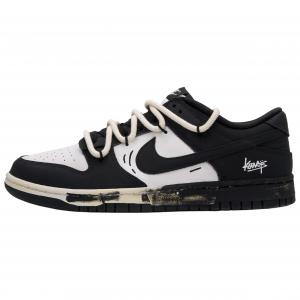 Nike Кроссовки для скейтбординга Dunk Shadow Art Low top Unisex Black White