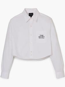 Marc Jacobs рубашка с вышитым логотипом, белый