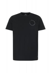 Сообщение с принтом на футболке DETTO FATTO, черный