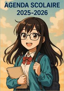 Agenda Scolaire 2025-2026: Planificateur Journalier pour Étudiants, Gérez votre Temps et Atteignez vos Objectifs - Thème manga (French Edition) (Independently published)
