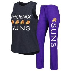 Женский спортивный комплект из майки и брюк Phoenix Suns Team фиолетового/черного цвета
