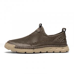 Кроссовки мужские Lifestyle Shoes Men Low-Top G.N.Shijia, цвет Light Brown