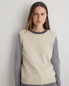 Женский свитер с длинными рукавами и круглым вырезом Yerse, мультиколор