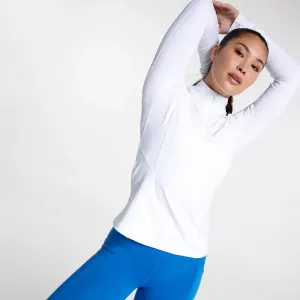 Женская рубашка CALIA Cold Dash, молния 1/4, цвет Pure White