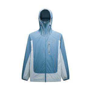 BANANA IN Бананаин Охлаждающая кожаная солнцезащитная серия Суперлегкая дышащая быстросохнущая одежда с УФ-защитой от солнца Унисекс, Mist Mountain Blue & Moon Shadow Blue