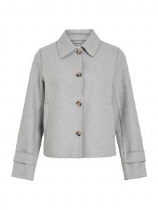 VILA Куртка межсезонная 'VIJUICE' в светло-сером цвете