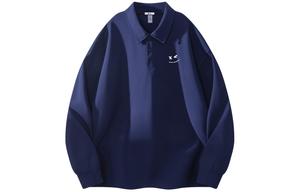 Футболка Huichao Riding The Wind Collection с рукавом дроп-шолдер унисекс WARRIOR, темно-синий