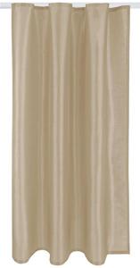 Непрозрачная штора с рюшной лентой (темно-серо-коричневый) размером 140х145см (ширина х высота) Bestlivings, серый