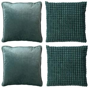 Декоративная подушка Dutch Decor Rome/Finn (4er Set), зеленый