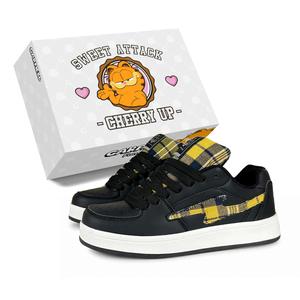 Нескользящие амортизирующие и дышащие низкие кроссовки для скейтбординга унисекс JIAFEIMAOJIAZU, Black Red