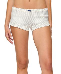 Шорты Avalon с кружевными рюшами и точечным узором Edikted, белый