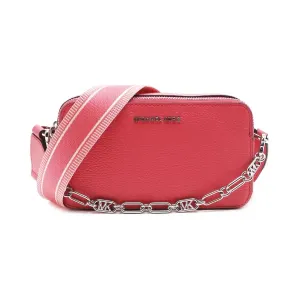 Кожаная сумка-мессенджер Michael Kors, розовый