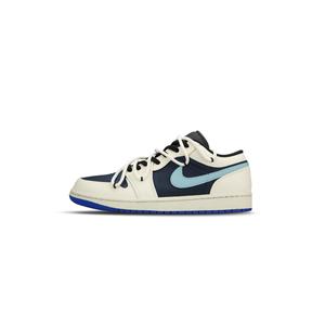 Jordan Баскетбольные кроссовки Air 1 Low Top Vintage, мужские, бежево-синие