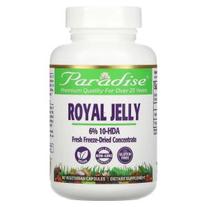 Paradise Herbs Golden Emperor Royal Jelly 60 Vegetarian Capsules