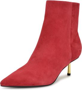 Женские ботильоны Nine West Hamesa, Red Suede 610