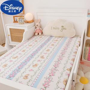 Disney Простыня на резинке для татами 135х190 см, детская, хлопок, рисунок Floral rabbit