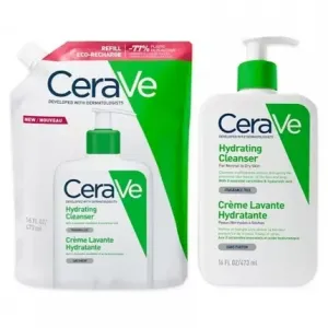 Набор средств для умывания CeraVe Hydrating, 473 мл х 2