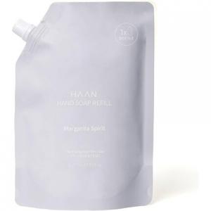 Сменный блок мыла для рук, 350 мл, с алоэ вера, кокосовым орехом и глицерином — аромат Margarita Spirit — пригодный для вторичной переработки и веганский, Haan