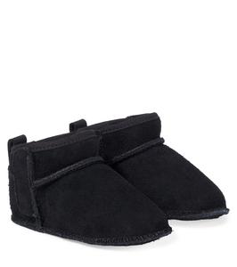 Беби Классик Ультра Мини замшевые зимние сапожки UGG Kids, черный