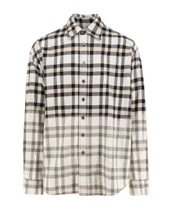 Рубашка с принтом «Мадрас» Ih Nom Uh Nit, белый