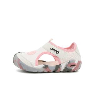 Детские сандалии с противоскользящей подошвой и защитой от ударов Jeep, коричневый