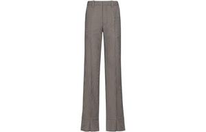 Брюки в клетку houndstooth MARNI, серый