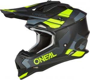 Мотокроссовый шлем Oneal 2series spyde v23, Black/Grey/Yellow