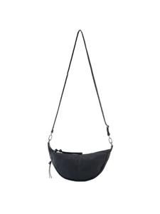 Сумка через плечо Beyond Mini Bag из кожи 16,5 см, черного цвета FREDs BRUDER