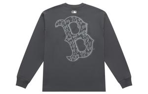 MLB Бейсболка Boston Red Sox Basic Collection 25FW с длинными рукавами унисекс charcoal gray