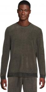 Мужская кофта Cozychic Ultra Lite с круглым вырезом Barefoot Dreams, Dark Moss