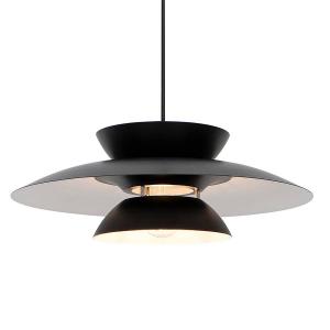 Подвесной светильник Nordlux Carmen, алюминий - черный - 1 пламя