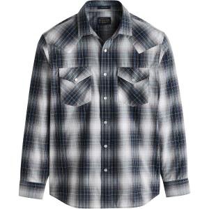 Мужская рубашка с длинными рукавами Frontier на пуговицах Pendleton, Blue/Charcoal