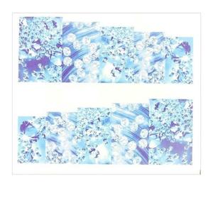 Водные наклейки для ногтей, лист 6,5 х 5,5 см, на 10 пальцев — A180 MollyLac, Molly Lac